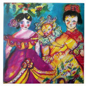 SCHÖNE ANTIQUE DOLLS FLIESE (Vorderseite)