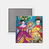 SCHÖNE ANTIQUE DOLLS MAGNET (Vorderseite/Rückseite)