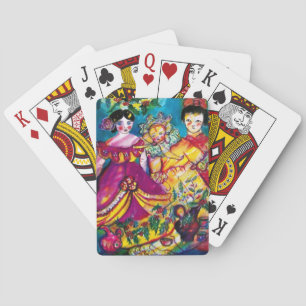 SCHÖNE ANTIQUE DOLLS mit Weihnachtsdekor Spielkarten