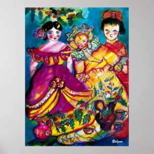 SCHÖNE ANTIQUE DOLLS POSTER