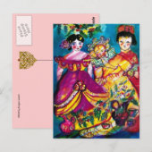 SCHÖNE ANTIQUE DOLLS POSTKARTE (Vorne/Hinten)