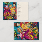 SCHÖNE ANTIQUE DOLLS VISITENKARTE (Vorne/Hinten)