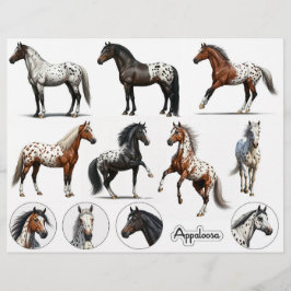 Schöne Appaloosa Horse Illustrationen