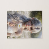 Schöne April Fairy in Daisies Puzzle (Horizontal)