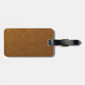 Schöne Aquamarine Kokopelli-Malerei Gepäckanhänger (Rückseite horizontal)