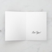 Schöne Aquarell-Blume Geburtstagskarte Karte (Innenseite)