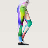 Schöne Aquarell-Frau Leggings (Rechts)