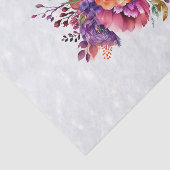 Schöne Aquarell-Gartenblumen-Dekupage Seidenpapier (Ausschnitt)