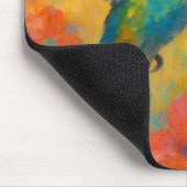 Schöne Aquarell-Kolibri-Mauspad Mousepad (Ecke)