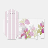 Schöne Aquarell Rosa Blume Handgemalt Geschenkschachtel (Ungefaltet)