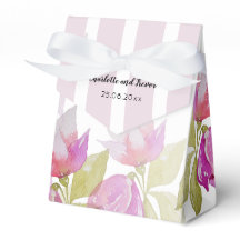 Schöne Aquarell Rosa Blume Handgemalt