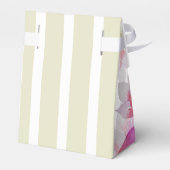 Schöne Aquarell Rosa Blume Handgemalt Geschenkschachtel (Rückseite)