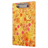 Schöne Aquarell-Wildblumen Klemmbrett (Links)