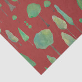 Schöne Aquarellbäume Seidenpapier (Detail)