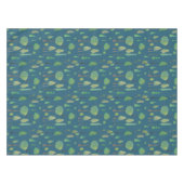 Schöne Aquarellbäume Tischdecke (Vorderseite (Horizontal))