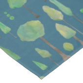 Schöne Aquarellbäume Tischdecke (Schrägansicht)