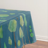 Schöne Aquarellbäume Tischdecke (Beispiel)