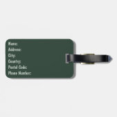 Schöne Aquarellbilder - Blätter Gepäckanhänger (Rückseite horizontal)