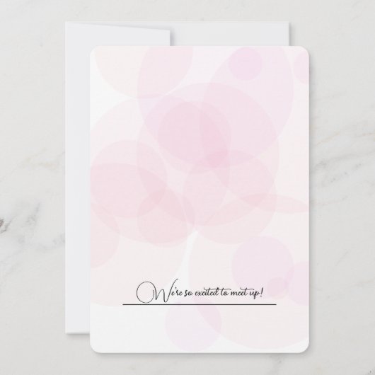 Schöne Aquarellbilder Geburtstag Personalisiert Einladung (Rückseite)