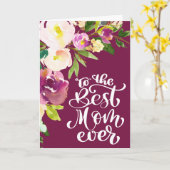 Schöne Aquarellblume Bouquet Muttertag Karte (Gelbe Blume)