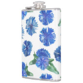 Schöne Aquarellblumen Flachmann (Links)