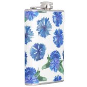 Schöne Aquarellblumen Flachmann (Rechts)