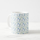 Schöne Aquarellblumen Kaffeetasse (Vorderseite Links)