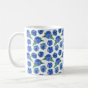 Schöne Aquarellblumen Kaffeetasse