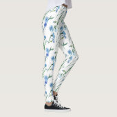 Schöne Aquarellblumen Leggings (Rechts)