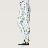 Schöne Aquarellblumen Leggings (Links)