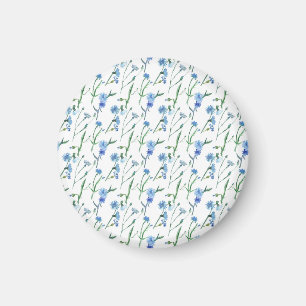Schöne Aquarellblumen Magnet