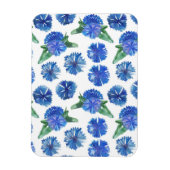 Schöne Aquarellblumen Magnet (Vertikal)