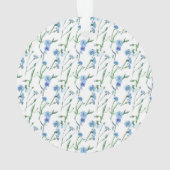 Schöne Aquarellblumen Ornament (Rückseite)