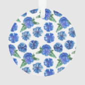 Schöne Aquarellblumen Ornament (Rückseite)
