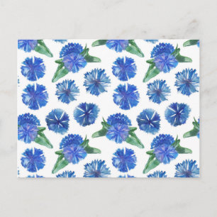 Schöne Aquarellblumen Postkarte