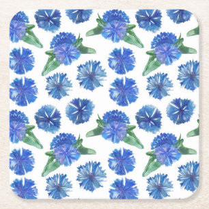 Schöne Aquarellblumen Rechteckiger Pappuntersetzer