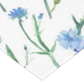 Schöne Aquarellblumen Tischdecke (Schrägansicht)