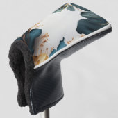 Schöne Aquarellblüte Golf Headcover (3/4 Vorderseite)