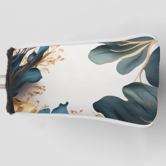 Schöne Aquarellblüte Golf Headcover (Vorderseite)