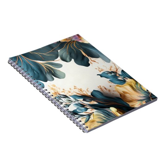 Schöne Aquarellblüte Notizblock (Rechte Seite)