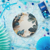 Schöne Aquarellblüte Pappteller (Party)