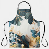 Schöne Aquarellblüte Schürze (Vorderseite)