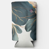 Schöne Aquarellblüte Selters Dosenkühler (Vorderseite)