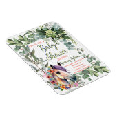 Schöne Aquarellblütendusche Magnet (Rechte Seite)