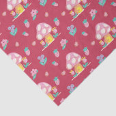 Schöne Aquarellfarbe Blume Rot Seidenpapier (Detail)