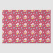 Schöne Aquarellfarbe Blume Rot Seidenpapier (Vorderseite)