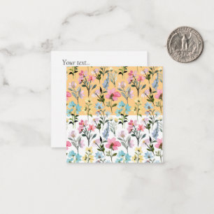 Schöne Aquarellfarben Blume Peach Pink Geburtstag Mitteilungskarte