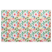 Schöne Aquarellfarben-Blume Stoff (Fat Quarter (45,7 x 55,9 cm))