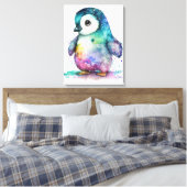 Schöne Aquarellfarben-Teppichwand Leinwanddruck (Insitu (Schlafzimmer))