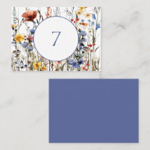 Schöne Aquarellfarben-Wildblumen